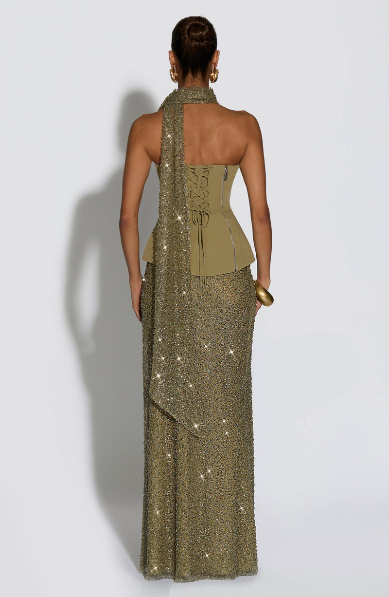 Oakley Corset - Sage Tops Babyboo Fashion Premium Exclusive Design