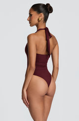 Odele Bodysuit - Cherry Lacquer Bodysuit Babyboo Fashion Premium Exclusive Design