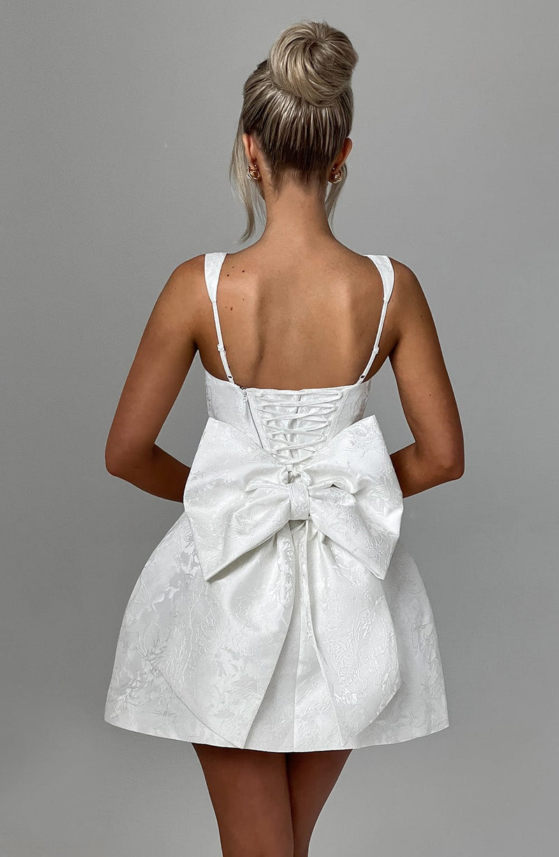 Orla Mini Dress - Ivory Babyboo Fashion Orla Mini Dress - Ivory Babyboo Fashion