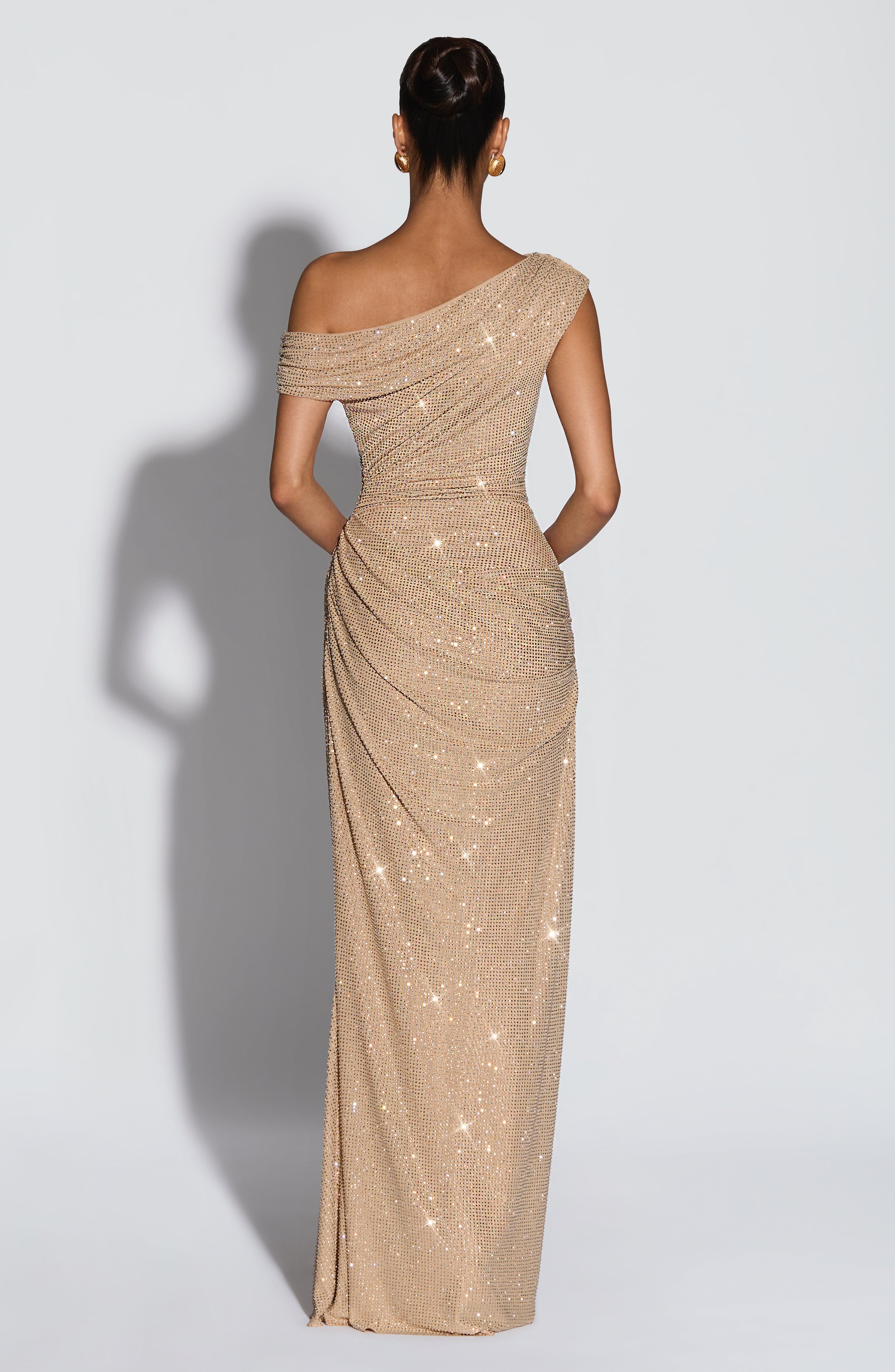 Gold Maxi Dress - Ottilie Maxi Dress