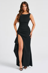 Pandora Maxi Dress - Black Dress Babyboo Fashion Premium Exclusive Design