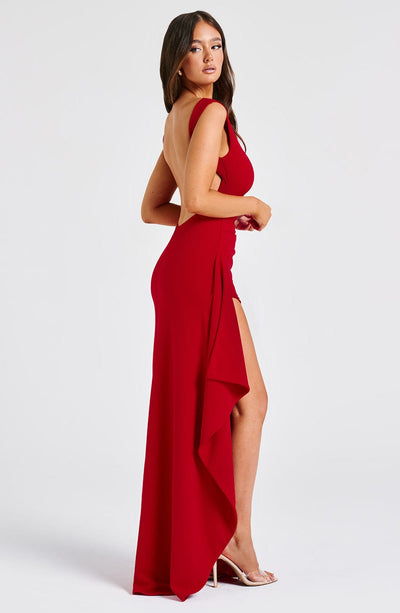 Pandora Maxi Dress - Red Dress Babyboo Fashion Premium Exclusive Design