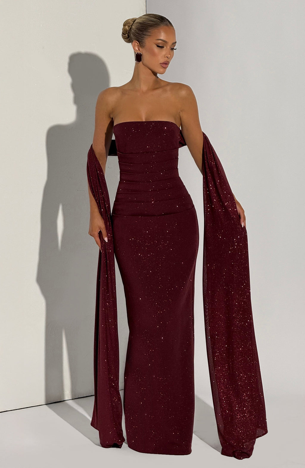 Red Maxi Dress - Pandra Maxi Dress