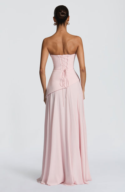 Pink Maxi Dress - Patricia Maxi Dress - Blush
