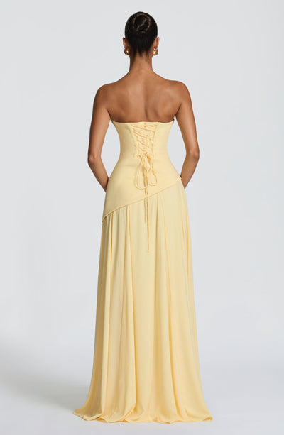 fashion personality maxi dress lemon Kenny Flowers The Positano Women's Resort Dress main image 0
