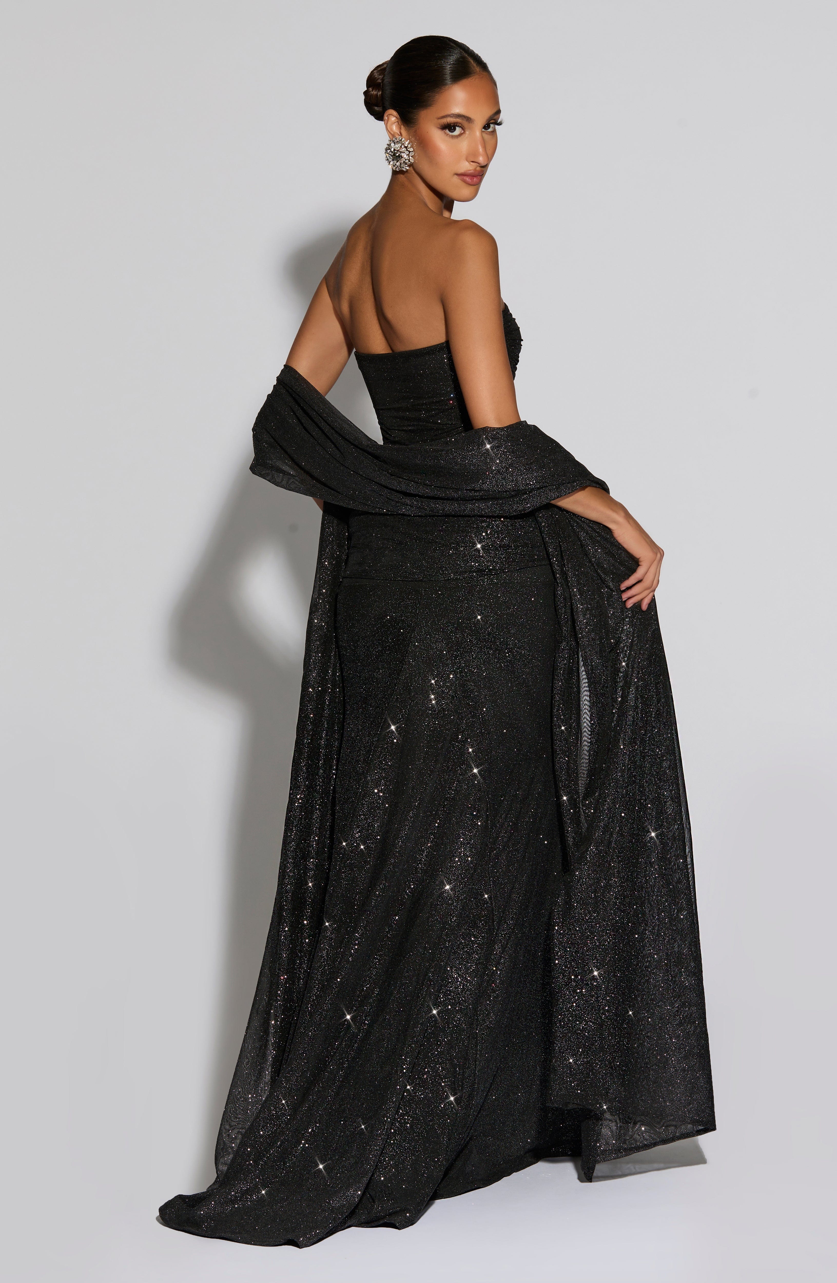 Black Maxi Dress - Paula Maxi Dress