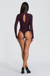 Pearson Bodysuit - Plum Bodysuits Babyboo Fashion Premium Exclusive Design