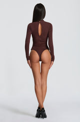 Pearson Bodysuit - Plum Brown Bodysuits Babyboo Fashion Premium Exclusive Design