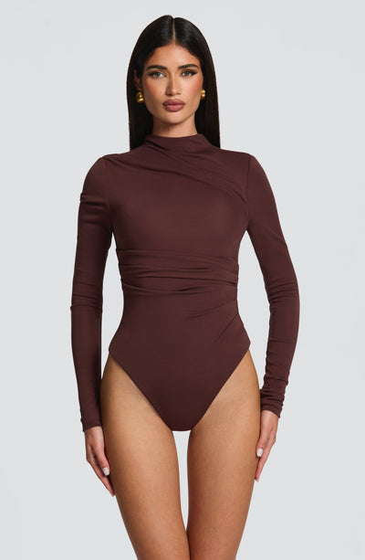 Pearson Bodysuit - Plum Brown