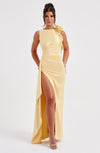 Peggy Maxi Dress - Lemon Dress XS Babyboo Fashion Premium Exclusive Design