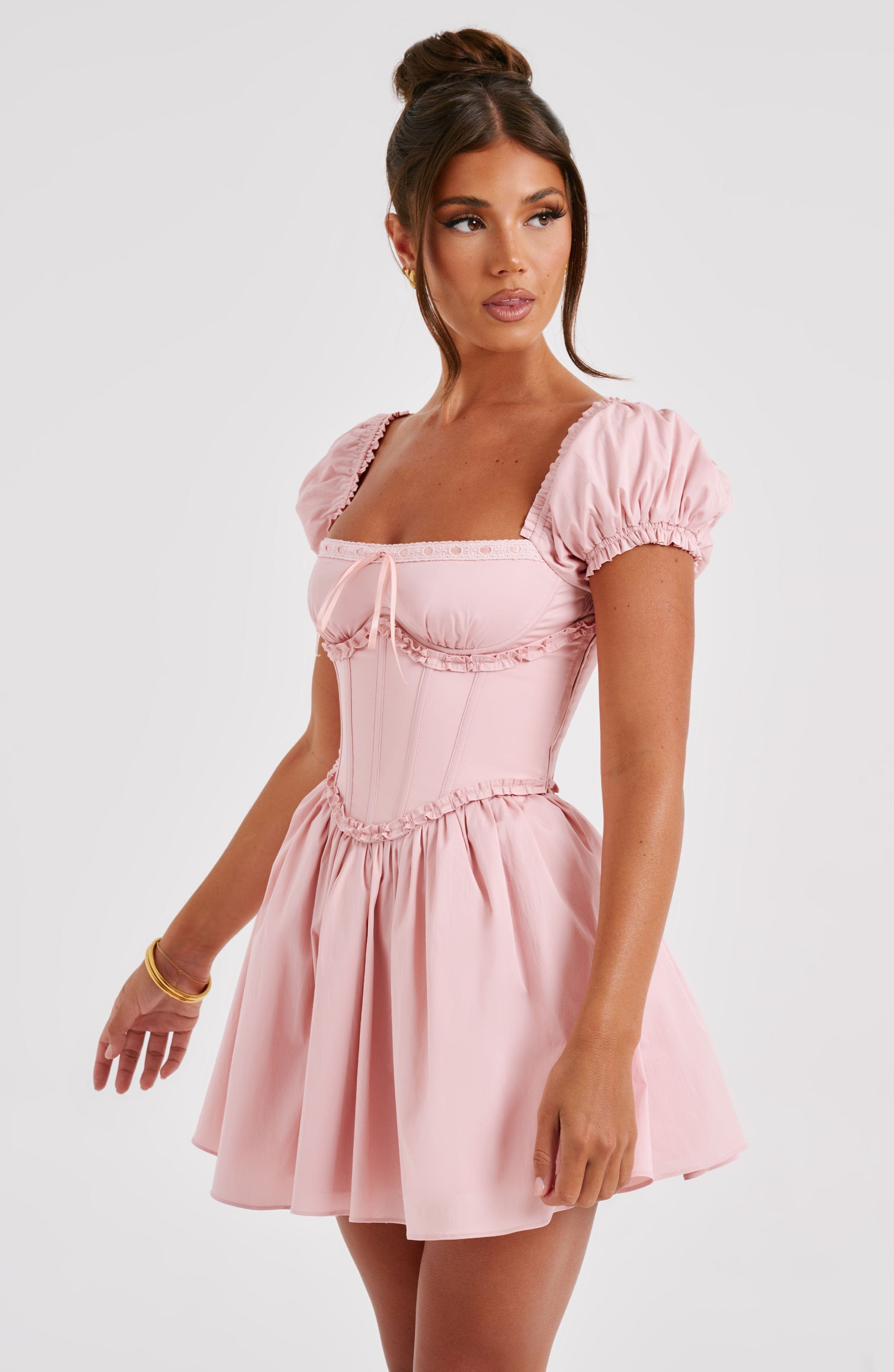 Penelope Mini Dress Blush BABYBOO