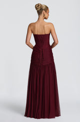 Persephara Maxi Dress - Cherry Lacquer Dress Babyboo Fashion Premium Exclusive Design