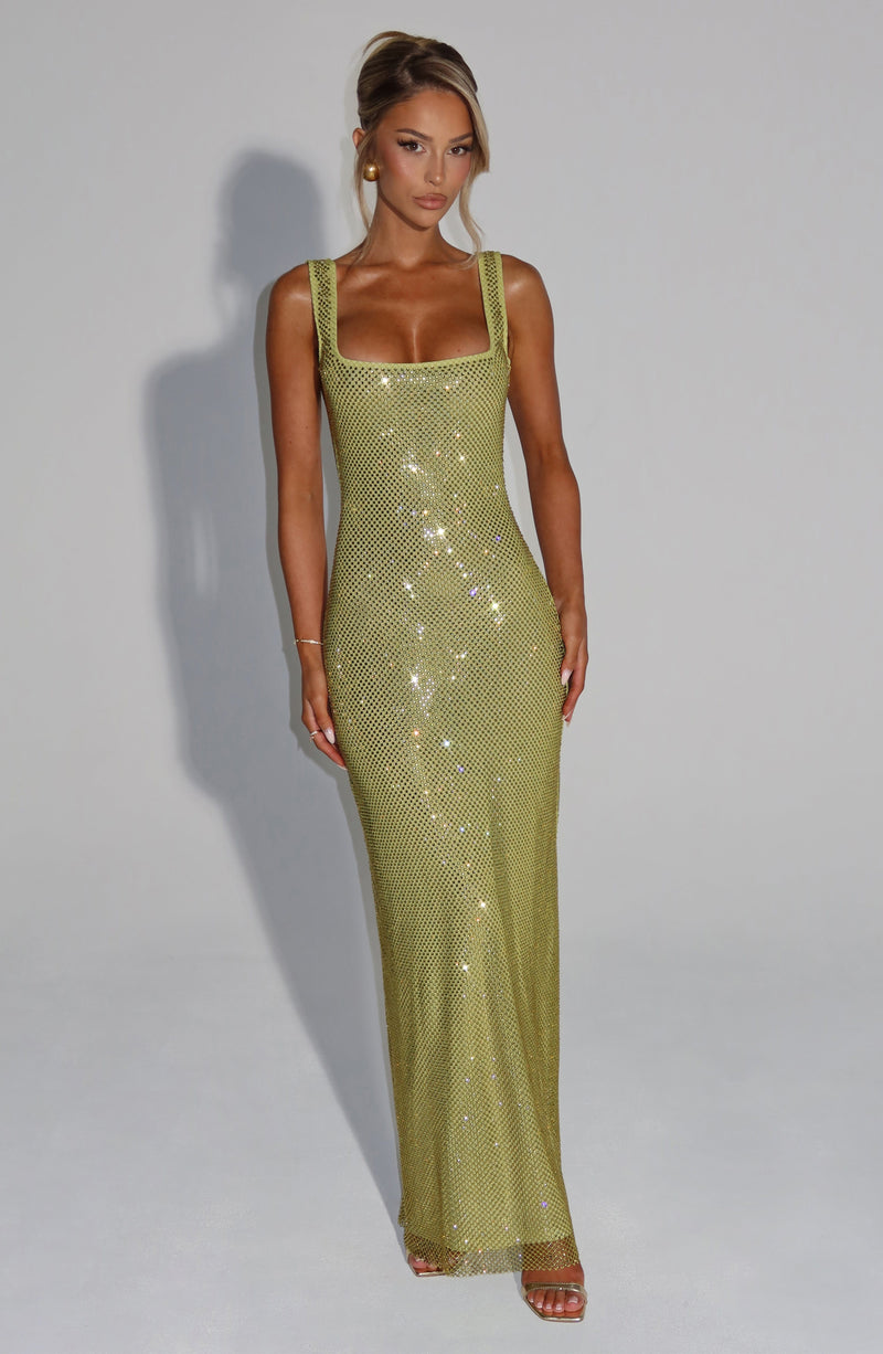 babyboo petra maxi dress gold Petra Maxi Dress by BabyBoo: Sparkle for Any Event