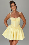 Phoebe Mini Dress - Lemon Dress Babyboo Fashion Premium Exclusive Design