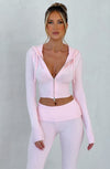 Portia Knit Hoodie - Pink Tops XS Babyboo Fashion Premium Exclusive Design