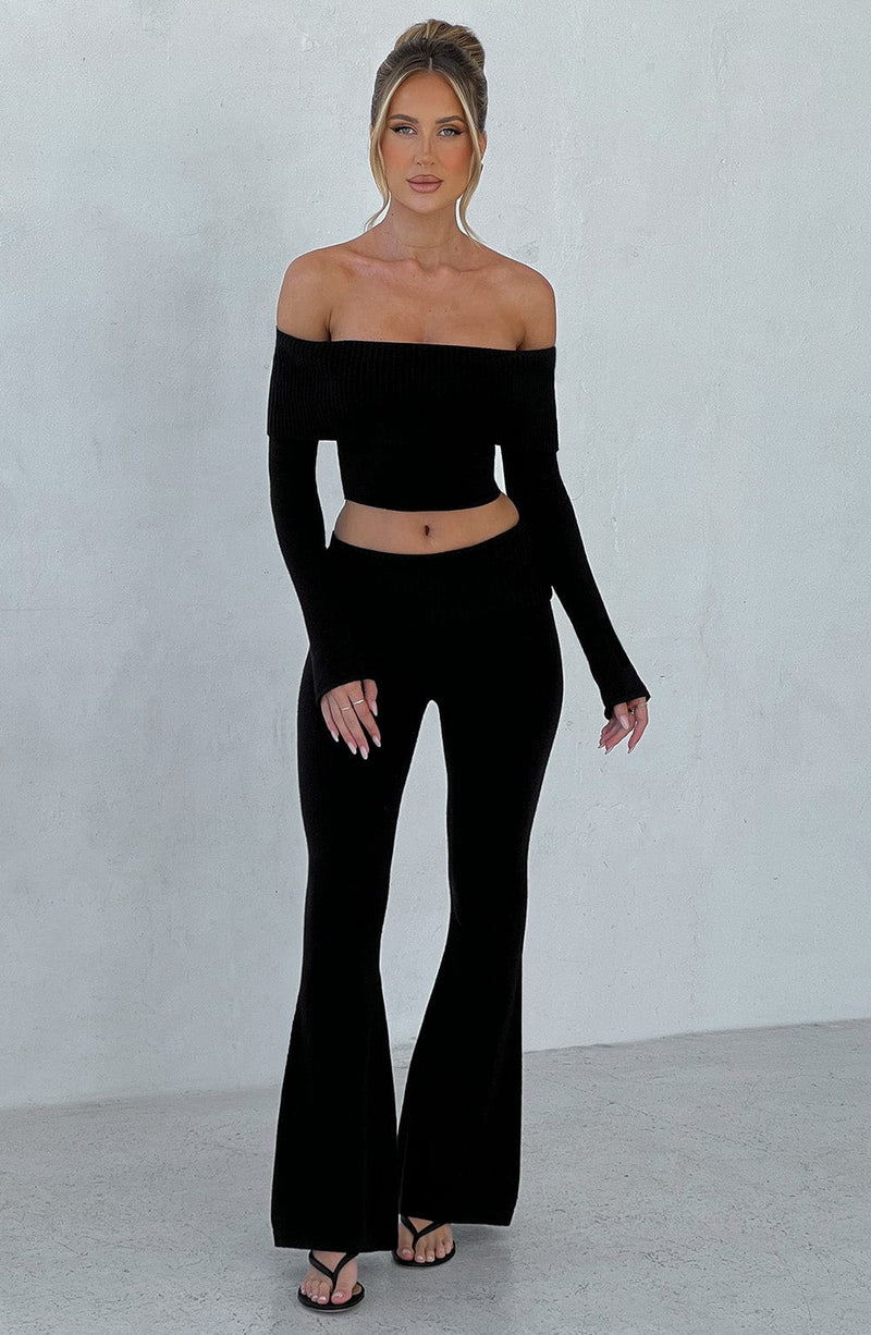 Portia Knit Pants - Black Pants XS Babyboo Fashion Premium Exclusive Design