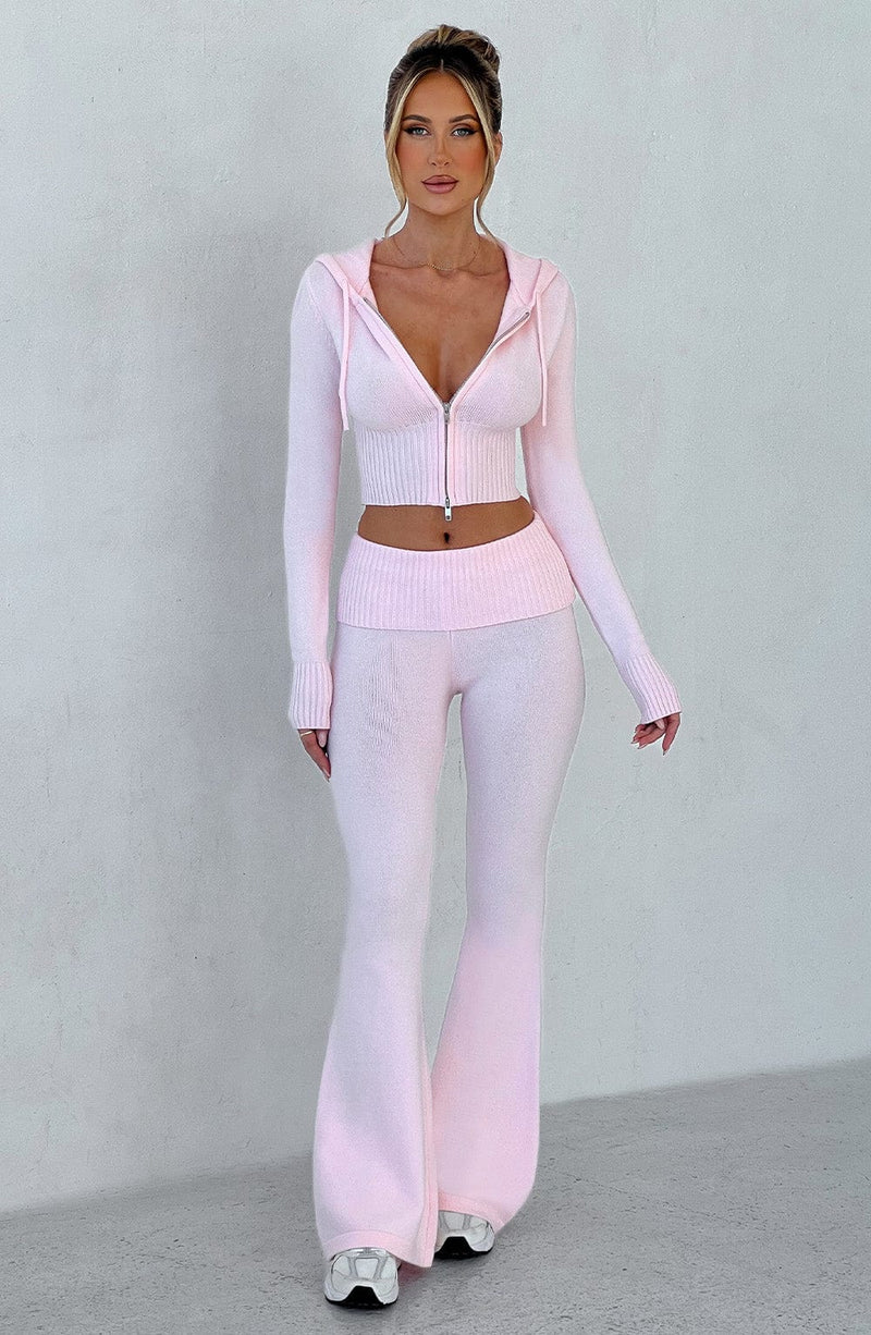 Portia Knit Pants - Pink Pants XS Babyboo Fashion Premium Exclusive Design