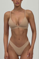SoftForm Triangle Bralette - Clay