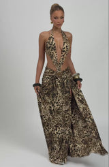Madara Maxi Skirt - Leopard Print