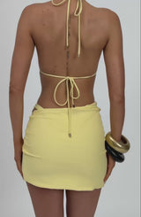 Edie Mini Sarong - Lemon
