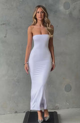 Emery Midi Dress - White