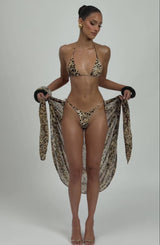 Talia Sarong - Leopard Print