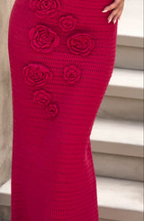 Nerida Maxi Skirt - Red