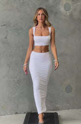 Yazmin Maxi Skirt - White