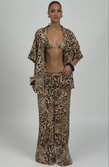 Soleil Pants - Leopard Print