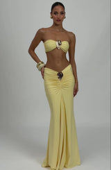 Sonny Maxi Skirt - Lemon