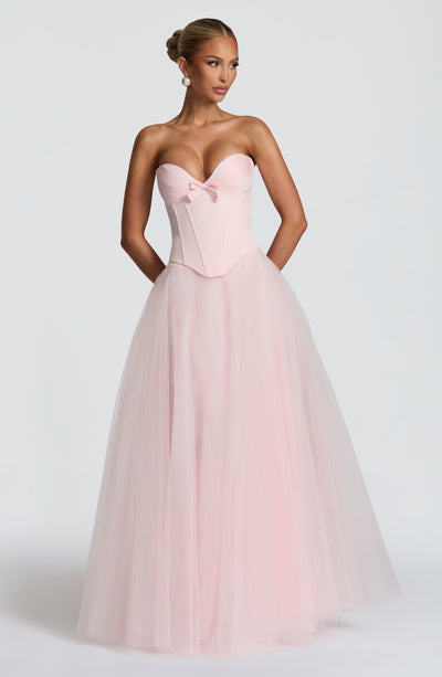 Shop Pink Corset - Prim Corset in Blush | Babyboo Fashion