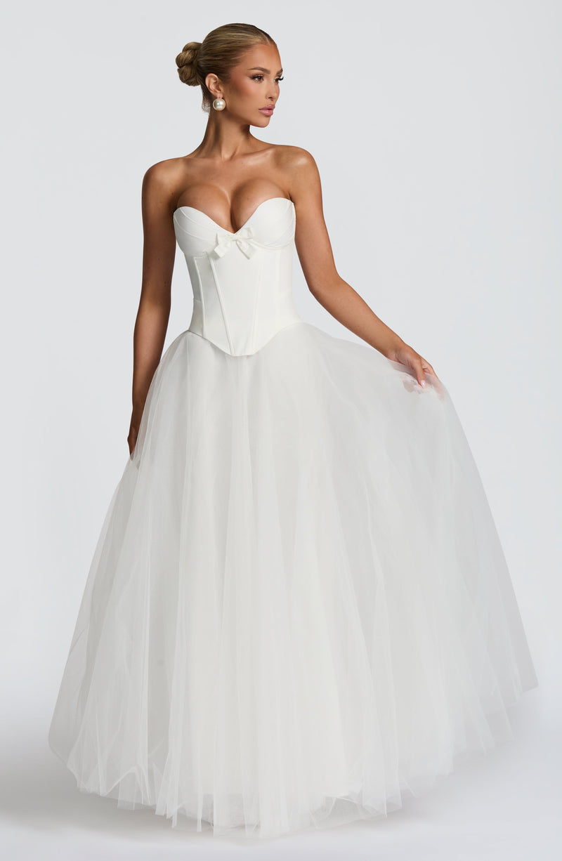 Prim Corset - Ivory Tops Babyboo Fashion Premium Exclusive Design