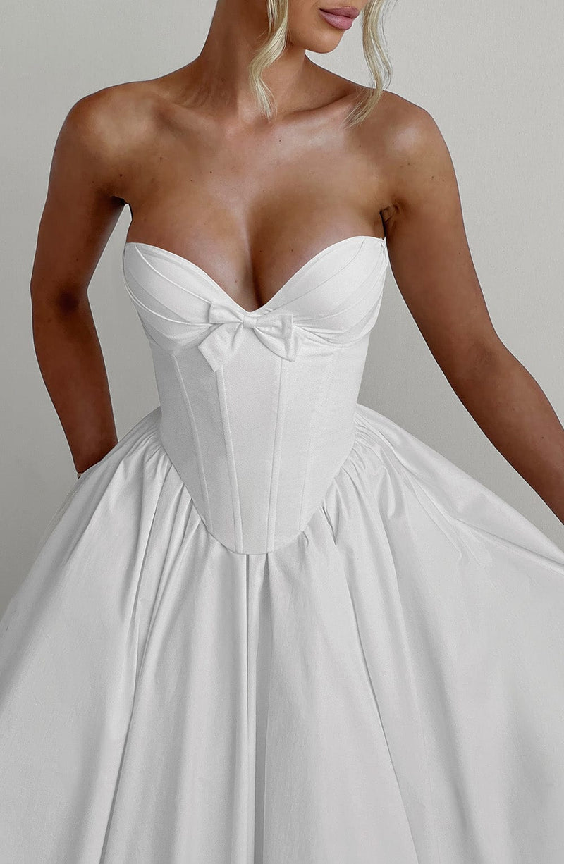 Prim Midi Dress - Ivory | Elegant Midi Dress | Babyboo Fashion Prim Midi Dress - Ivory | Elegant Midi Dress | Babyboo Fashion