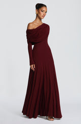Rafaela Maxi Dress - Cherry Lacquer Dress Babyboo Fashion Premium Exclusive Design