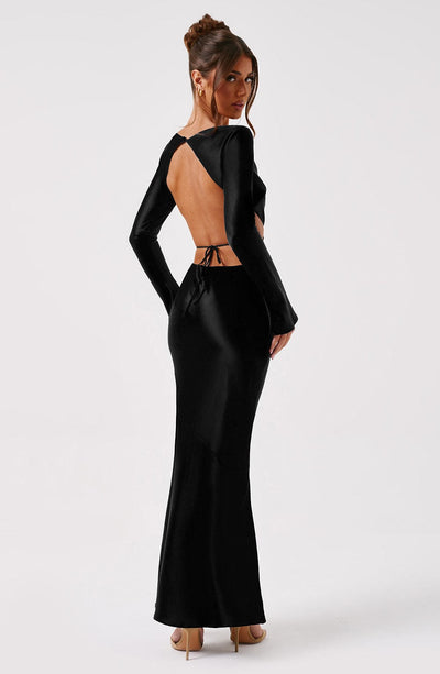 Rafi Maxi Dress - Black Dress Babyboo Fashion Premium Exclusive Design