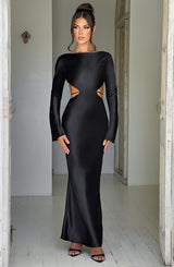 Rafi Maxi Dress - Black Dress Babyboo Fashion Premium Exclusive Design