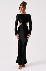 Rafi Maxi Dress - Black Dress XS Babyboo Fashion Premium Exclusive Design