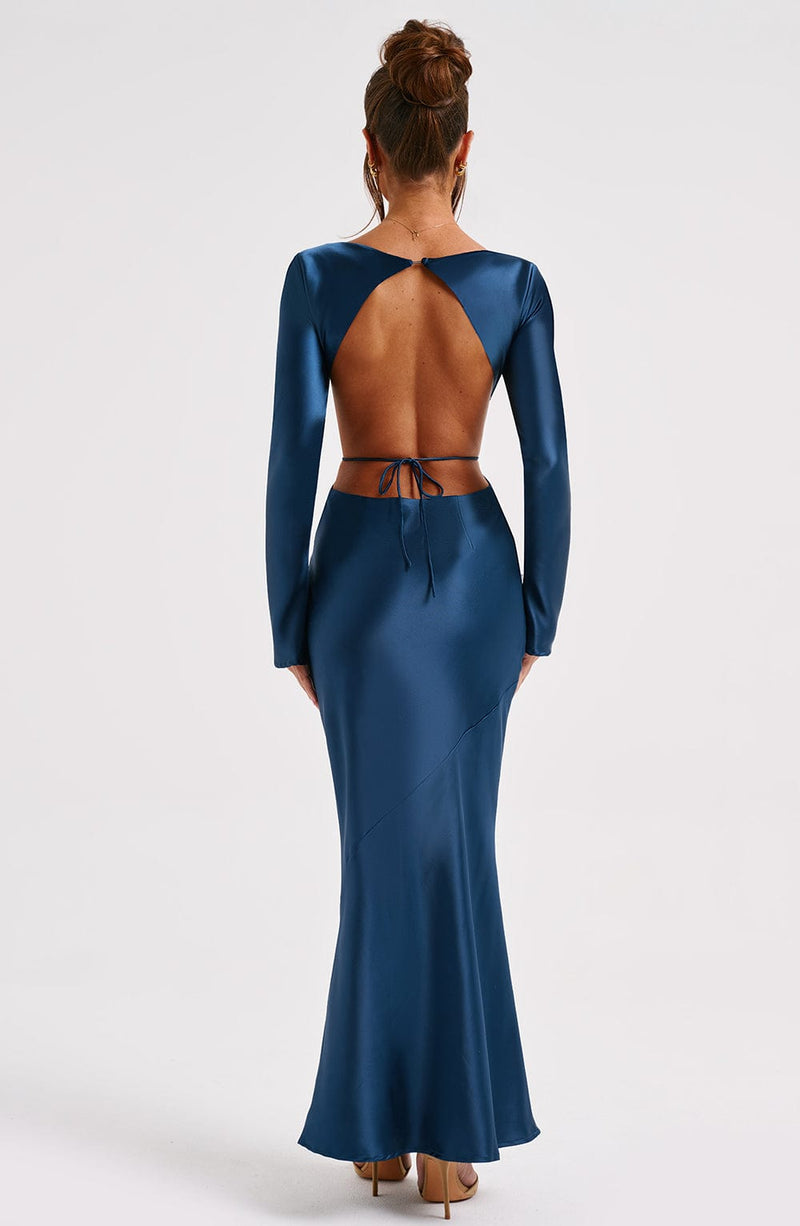 Rafi Maxi Dress - Teal Dress Babyboo Fashion Premium Exclusive Design