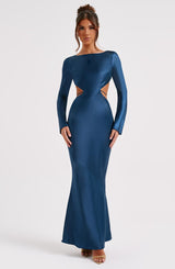 Rafi Maxi Dress - Teal Dress XS Babyboo Fashion Premium Exclusive Design