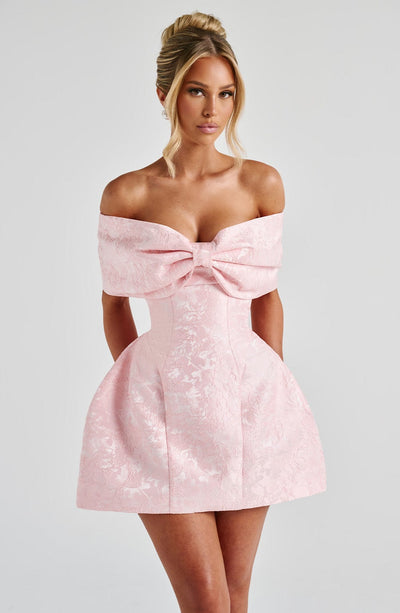 Raquel Mini Dress - Blush | Mini Dress | Babyboo Fashion Raquel Mini Dress - Blush | Mini Dress | Babyboo Fashion
