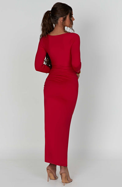 Raye Maxi Dress - Red Dress Babyboo Fashion Premium Exclusive Design