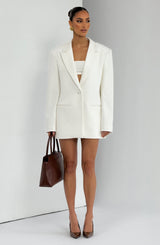 Reece Blazer - Ivory Jacket Babyboo Fashion Premium Exclusive Design