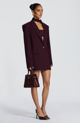 Reece Blazer - Plum Jacket Babyboo Fashion Premium Exclusive Design