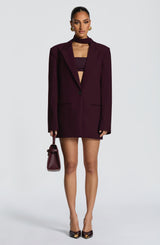 Reece Blazer - Plum Jacket Babyboo Fashion Premium Exclusive Design