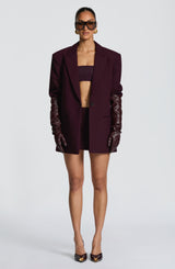 Reece Blazer - Plum Jacket Babyboo Fashion Premium Exclusive Design