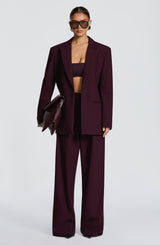 Reece Blazer - Plum Jacket Babyboo Fashion Premium Exclusive Design