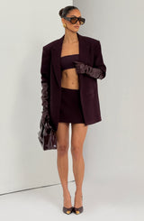 Reece Blazer - Plum Jacket Babyboo Fashion Premium Exclusive Design