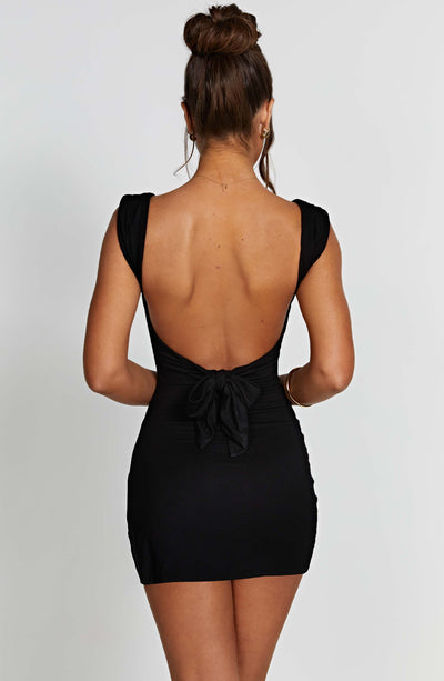 Ria Mini Dress - Black Dress Babyboo Fashion Premium Exclusive Design