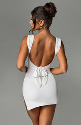 Ria Mini Dress - Ivory Dress Babyboo Fashion Premium Exclusive Design