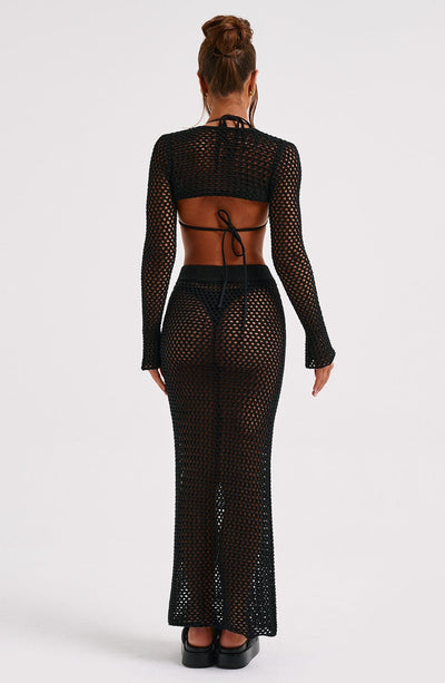 Riella Maxi Skirt - Black Skirt Babyboo Fashion Premium Exclusive Design